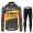 Jumbo Visma Tour De France 2021 Wielerkleding Set Fietsshirts Lange Mouw+Lange Fietsrbroek 2021072887