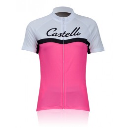 2011 Dames castelli pink Fietsshirt lange mouw 3717