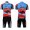 JAYCO Pro Team Fietsshirt Korte mouw Korte fietsbroeken met zeem Kits blauw rood 261