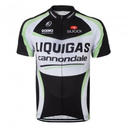 Liquigas Cannondale Pro Team Fietsshirt Korte mouw zwart 2012 660