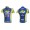 2012 Topsport Fietsshirt Korte mouw blauw geel 3861