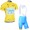 2015 Le Tour France Astana Fietskleding Fietsshirt Korte+Korte Fietsbroeken Bib 818