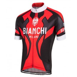 Bianchi Milano Ocreza Fietsshirt Korte Mouw zwart rood 20160896