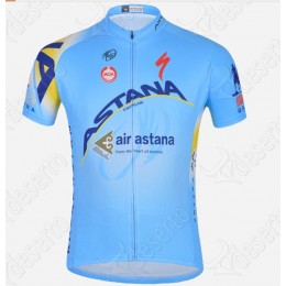 Astana Pro Team Fietsshirt Korte mouw 2014 809