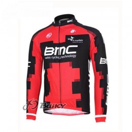 BMC Racing Pro Team Fietsshirt lange mouw rood 4452
