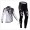 Fox 2014 Fietskleding Fietsshirt lange mouw+lange fietsbroeken Zwart Wit 1008