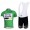 HTC-Highroad Pro Team Fietsshirt Korte mouw Korte fietsbroeken Bib met zeem Kits groen 589