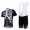 Northwave Pro Team Fietspakken Fietsshirt Korte+Korte koersbroeken Bib wit zwart 430