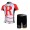 RadioShack Trek Pro Team Fietskleding Fietsshirt Korte Mouwen+Fietsbroek Korte zeem rood wit 491