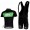SKY Pro Team Fietspakken Fietsshirt Korte+Korte koersbroeken Bib zwart groen 4314