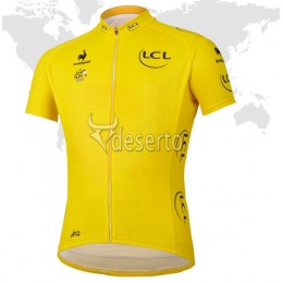 Tour de France le coq sportif gele trui Fietsshirt Korte mouw 1373