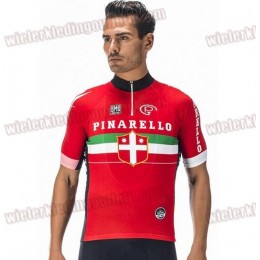Pinarello Giro d-Italia rood Fietsshirt Korte Mouw 33nl10112