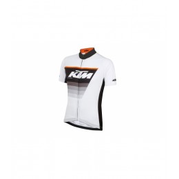 KTM FACTORY LINE zwart-wit-orange 2020 Fietsshirt Korte Mouw 2020188