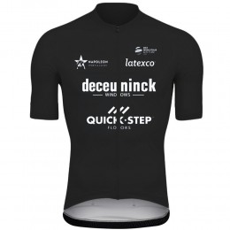 2021 Deceuninck quick step Black Pro Team Fietskleding Fietsshirt Korte Mouw 928