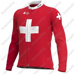 Swiss FDJ 2021 Fietsshirt Lange Mouw 2021368