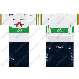 Team INEOS Grenadier 2021 UCI World Champion Fietskleding Set Wielershirt Korte Mouw+Korte Fietsbroeken 2021166