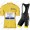 Deceuninck quick step 2021 Tour De France Wielerkleding Set Fietsshirts Korte Mouw+Korte Wielerbroek Bib 2021053