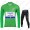 Deceuninck quick step 2021 Tour De France Wielerkleding Set Fietsshirts Lange Mouw+Lange Fietsrbroek Bib 2021065