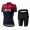 2019 INEOS Profteams rood Dames Fietskleding Set Fietsshirt Korte Mouw+Korte fietsbroeken NWDV965