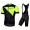 2019 Nalini Volata 20 zwart-geel Fietskleding Set Fietsshirt Korte Mouw+Korte fietsbroeken XGWM995