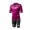 2020 GIRO D-ITALIA Fietskleding Wielershirt Korte Mouw+Korte Fietsbroeken Bib violet FOLYS